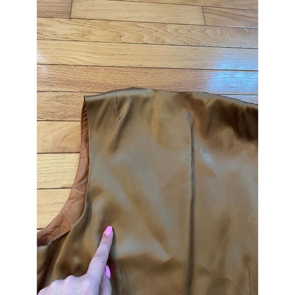 Vintage 100% pig suede QPS vest size small - Picture 9 of 9